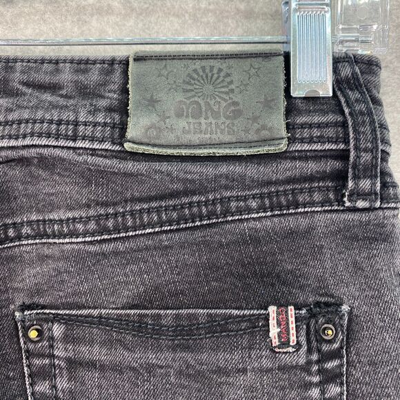 MNG Mango Denim Black Flare Leg Jeans Womens Size 4 W27 - Picture 6 of 7